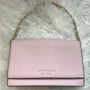 ♠️Kate Spade New York Quartz Pink *Crossbody Shoulder Bag with wallet
